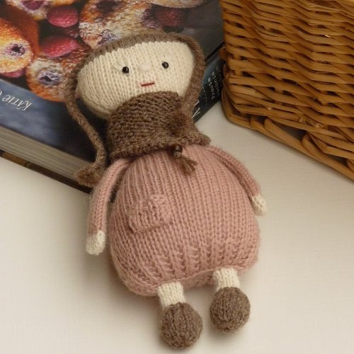 Lalka Rosamunda Wzór Dziewiarski