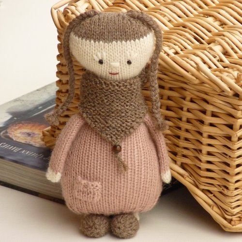 Lalka Rosamunda Wzór Dziewiarski